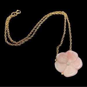 Vintage Avon Plumeria Gold Tone Choker